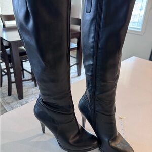 Nine West Black Tall Boots